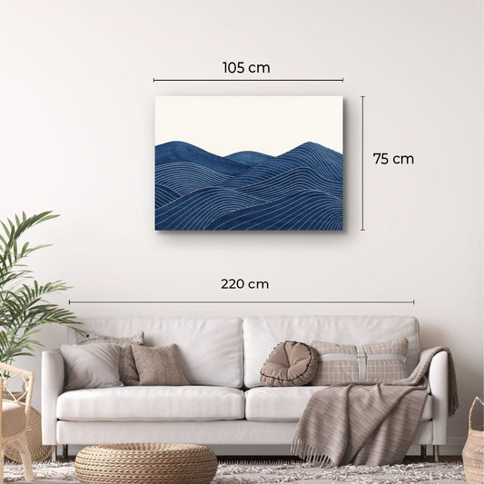 Canvas Print: Blue Harmony