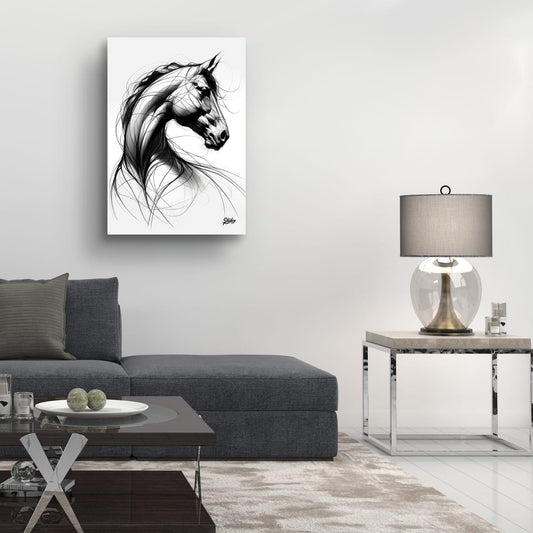 Poster Print: Equine Lines