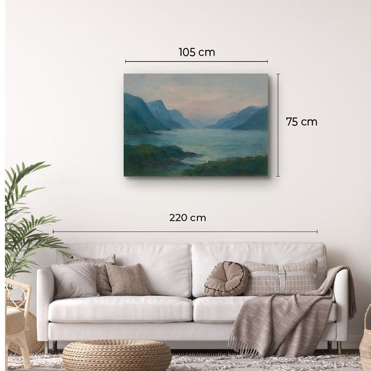 Canvas Print: Twilight Fjord