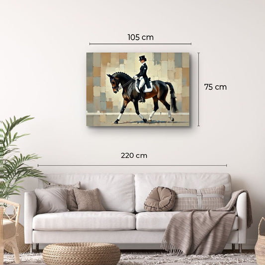 Canvas Print: Elegance in Dressage