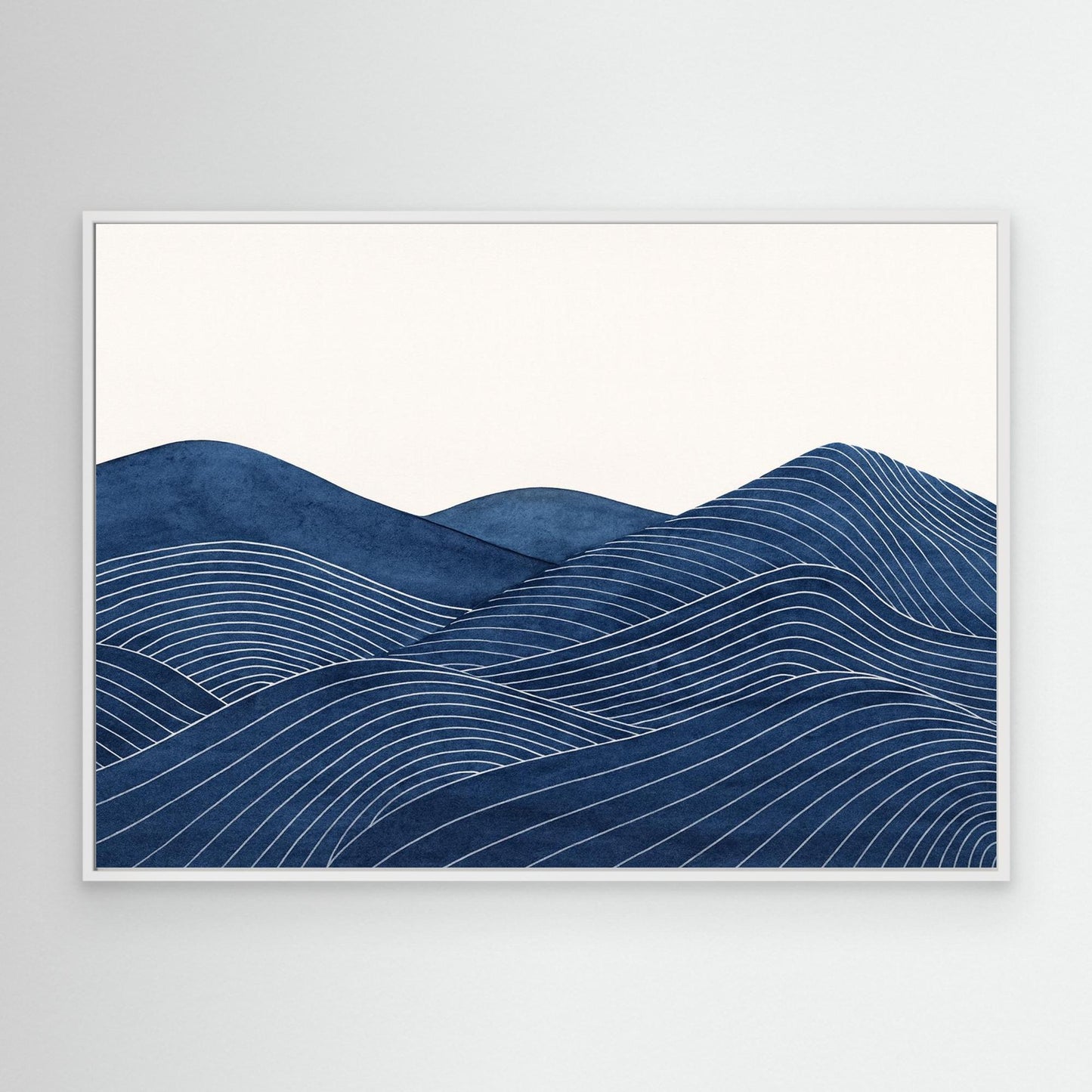 Canvas Print: Blue Harmony