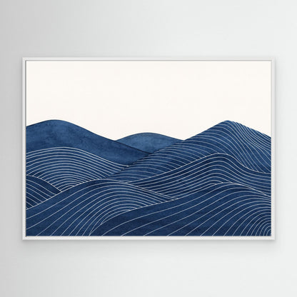Canvas Print: Blue Harmony