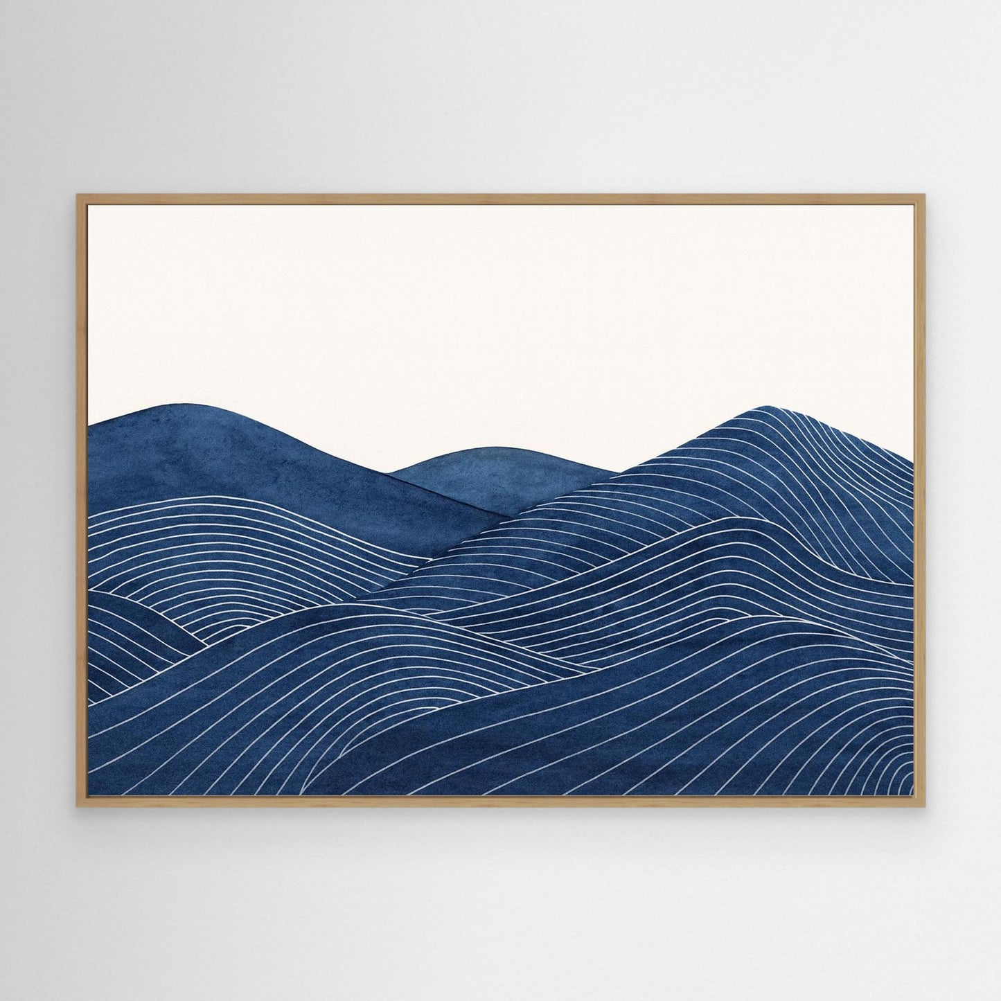 Canvas Print: Blue Harmony