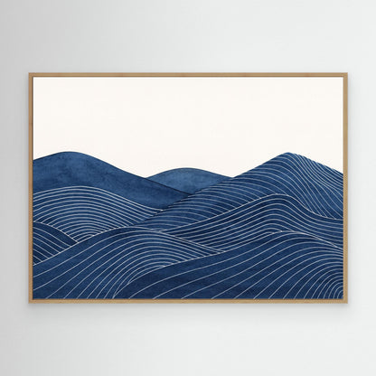 Canvas Print: Blue Harmony