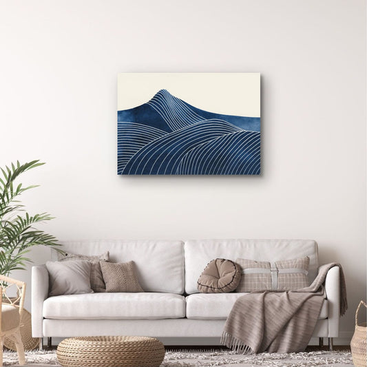 Canvas Print: Blue Harmony #2