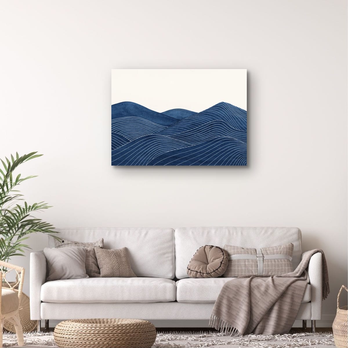 Canvas Print: Blue Harmony