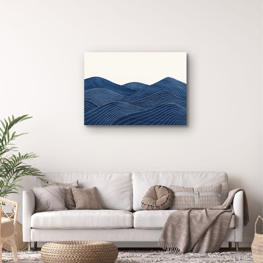 Canvas Print: Blue Harmony