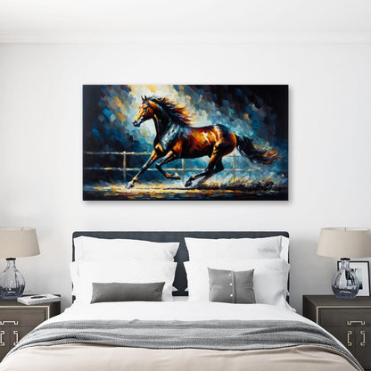 Canvas Print: Thoroughbred in Motion