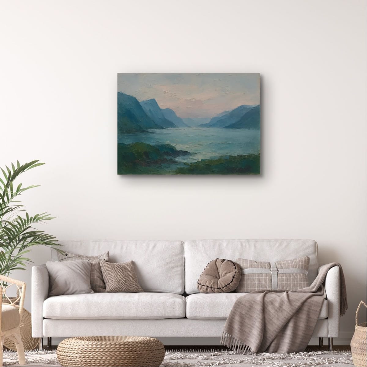 Canvas Print: Twilight Fjord