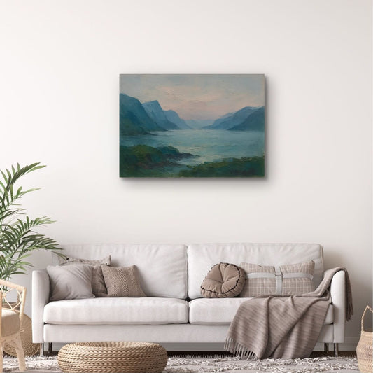 Canvas Print: Twilight Fjord