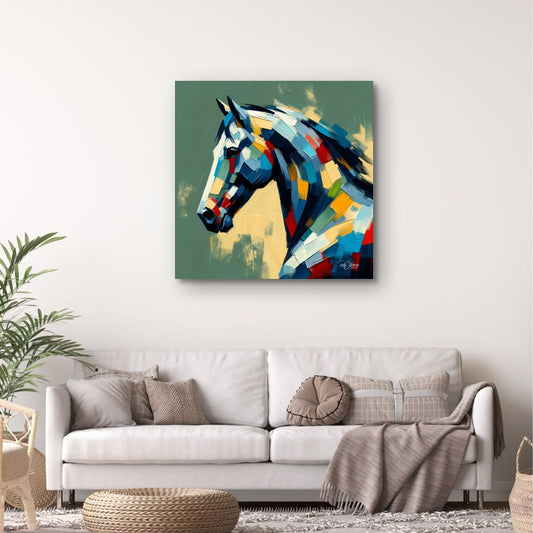 Canvas Print: Prismatic Stallion
