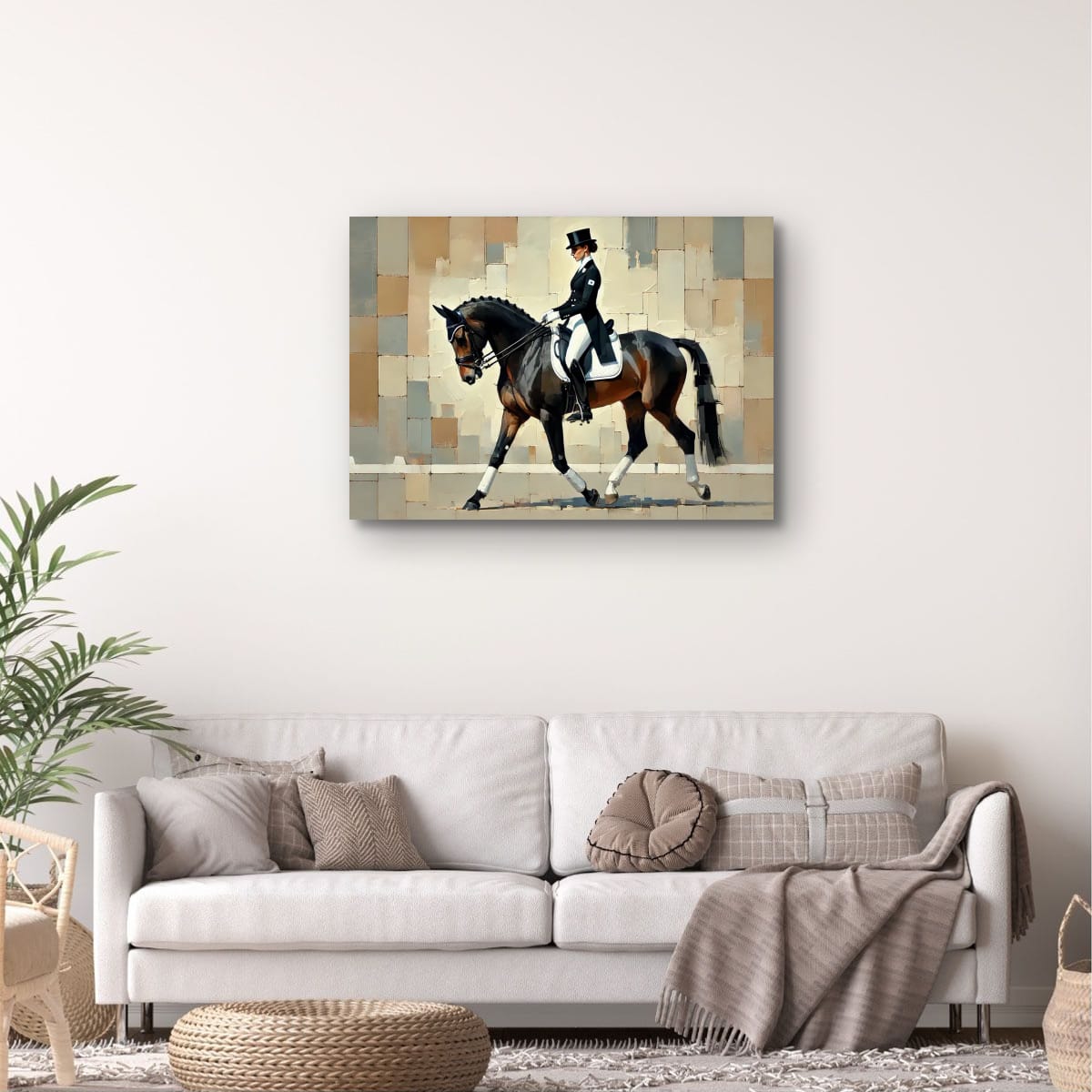 Canvas Print: Elegance in Dressage