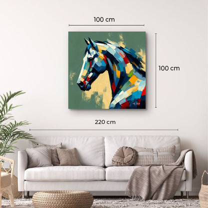 Canvas Print: Prismatic Stallion
