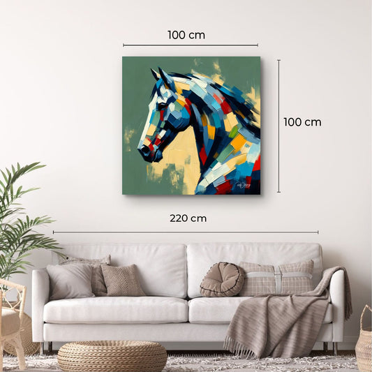 Canvas Print: Prismatic Stallion