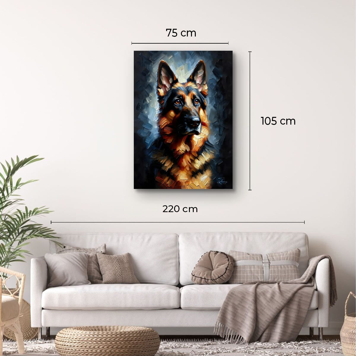 Canvas Print: Guardian Eyes