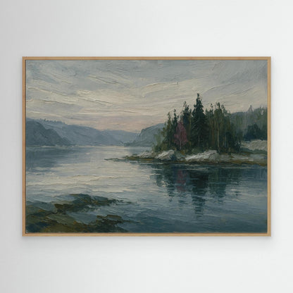 Canvas Print: Still Waters, Nordic Pines