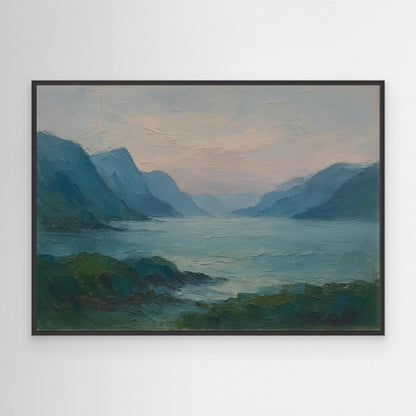Canvas Print: Twilight Fjord