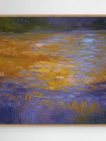 Canvas Print: Golden Reflections