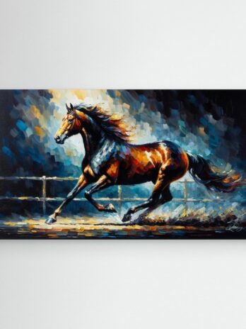 Canvas Print: Thoroughbred in Motion