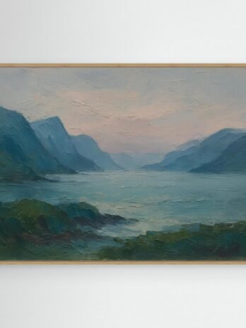 Canvas Print: Twilight Fjord