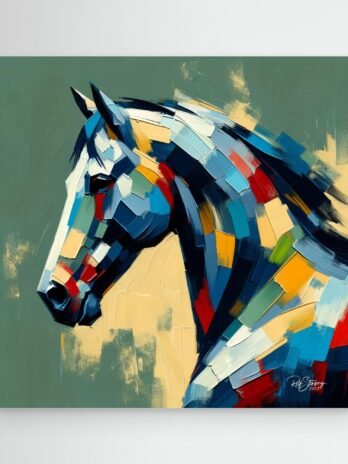 Canvas Print: Prismatic Stallion