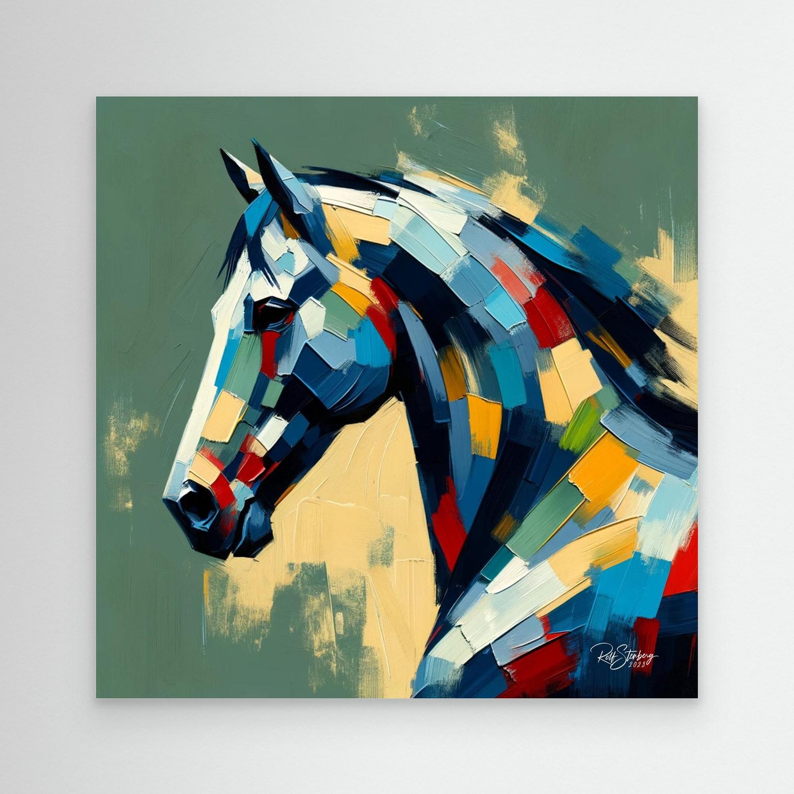 Canvas Print: Prismatic Stallion