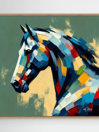 Canvas Print: Prismatic Stallion