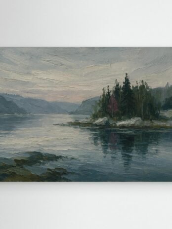 Canvas Print: Still Waters, Nordic Pines