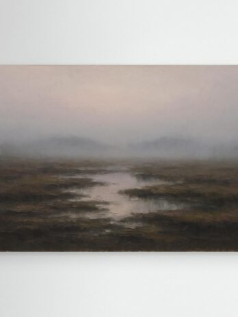 Canvas Print: Irish Wetlands in the Mist