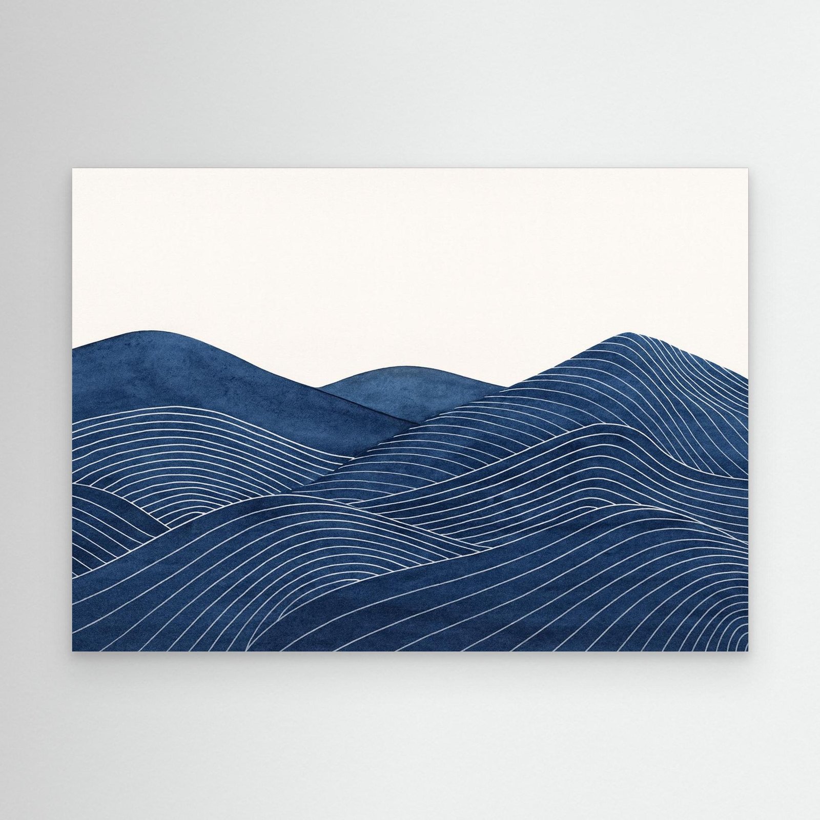 Canvas Print: Blue Harmony