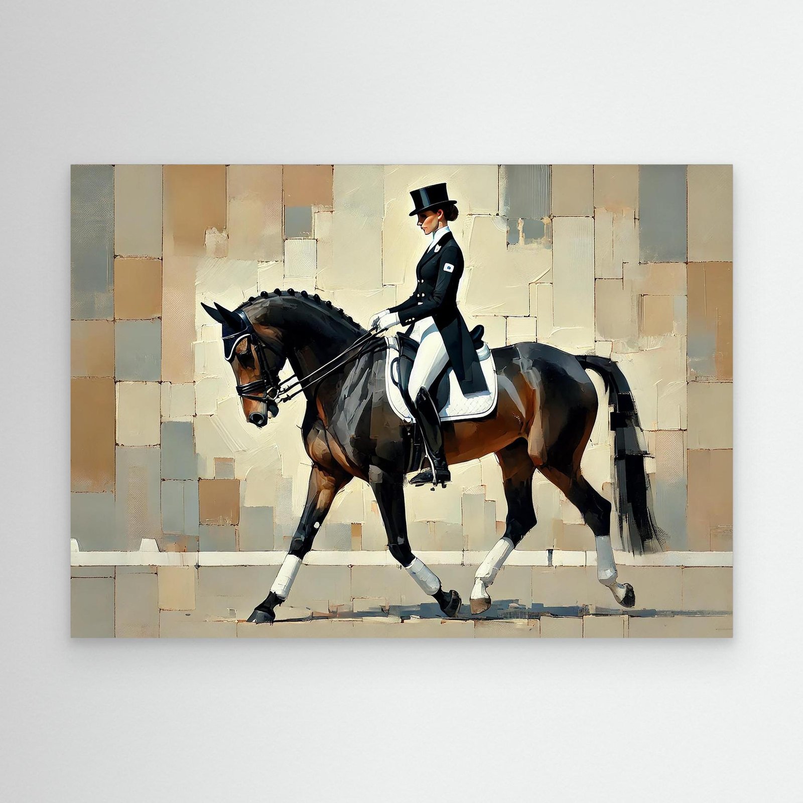 Canvas Print: Elegance in Dressage