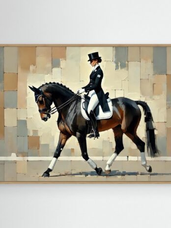 Canvas Print: Elegance in Dressage
