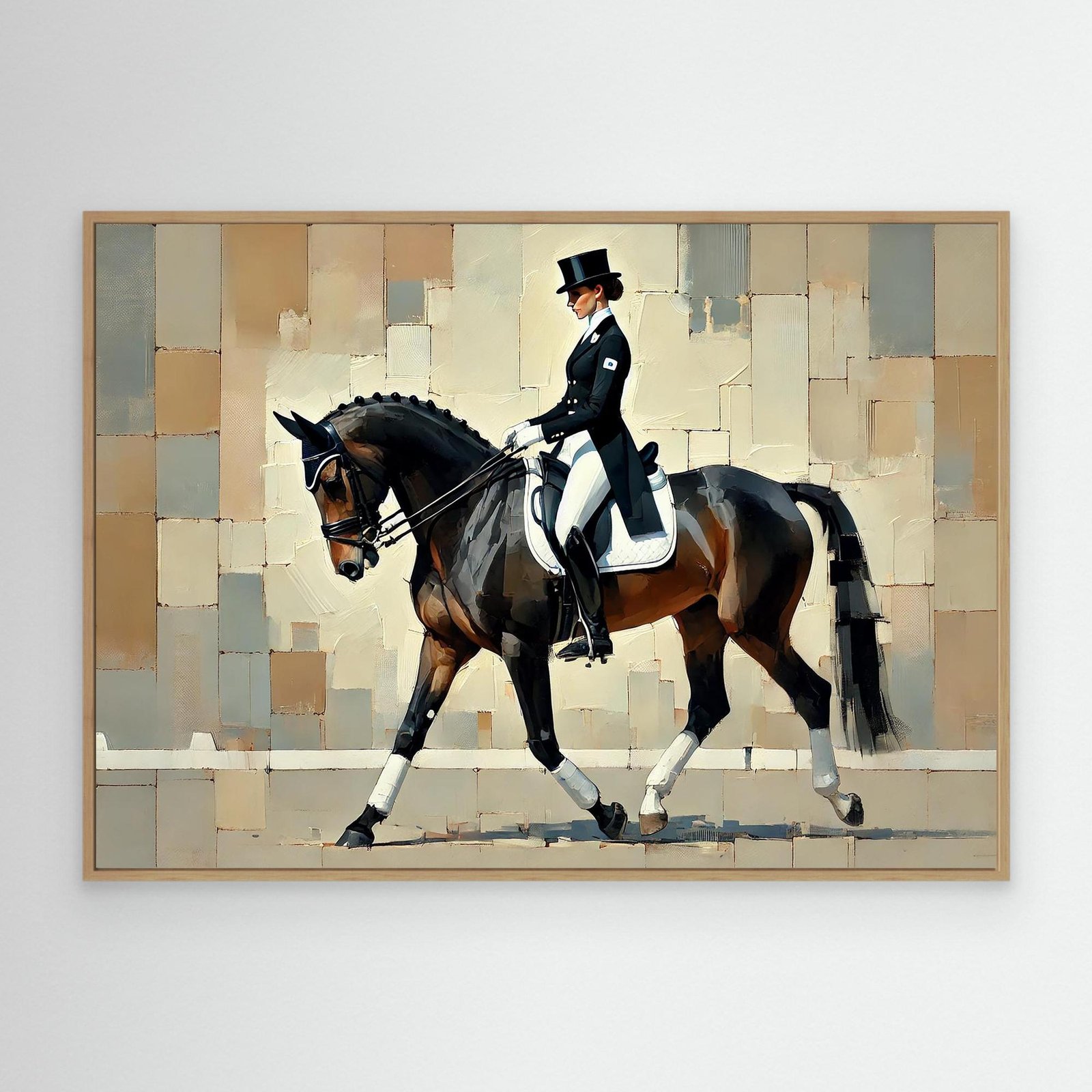 Canvas Print: Elegance in Dressage