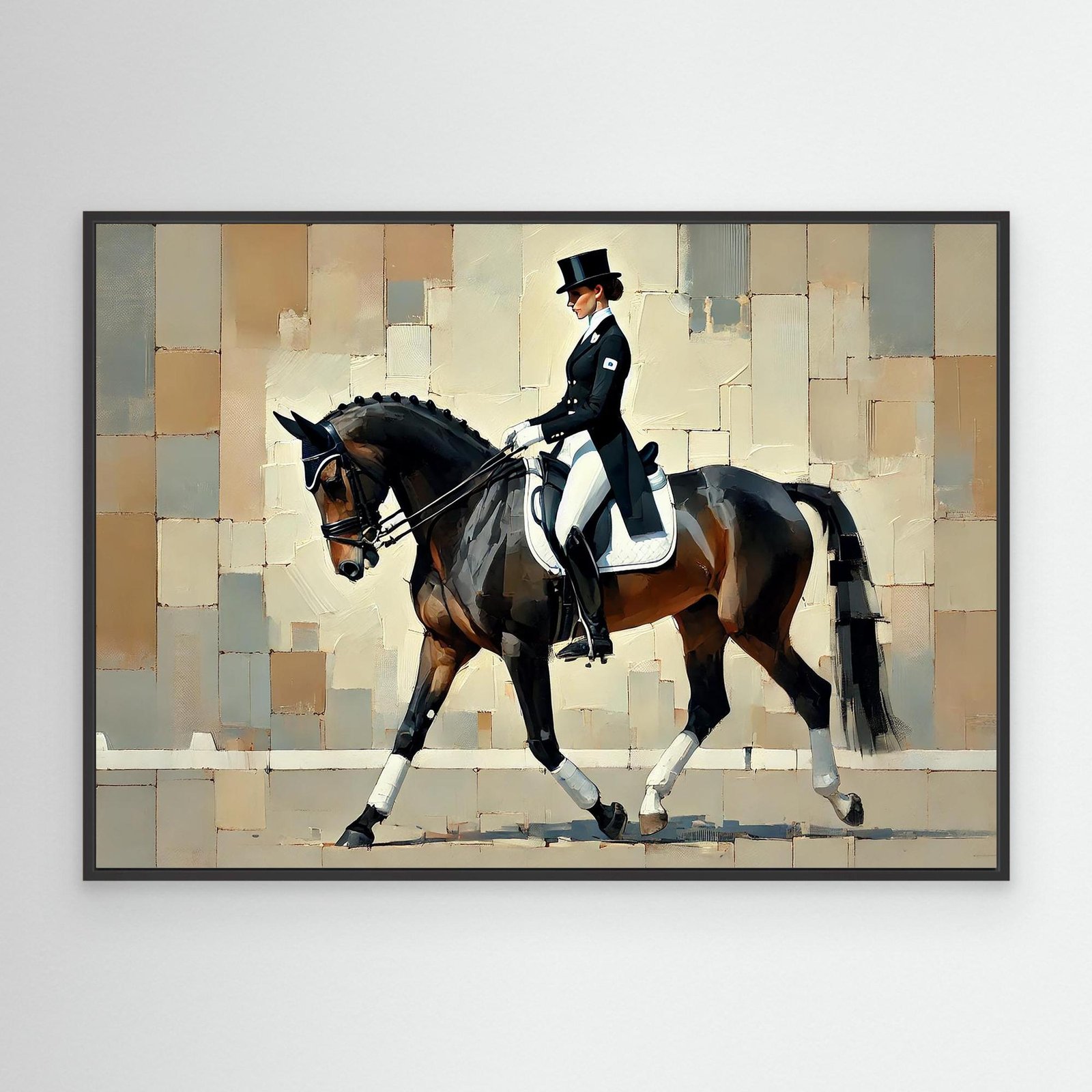 Canvas Print: Elegance in Dressage