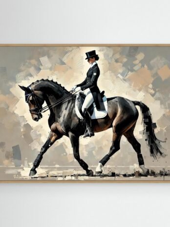 Canvas Print: The Art of Dressage