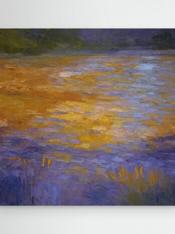 Canvas Print: Golden Reflections